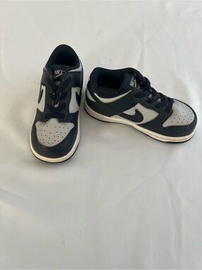 Nike Kids Black and White Low-Top Sneakers